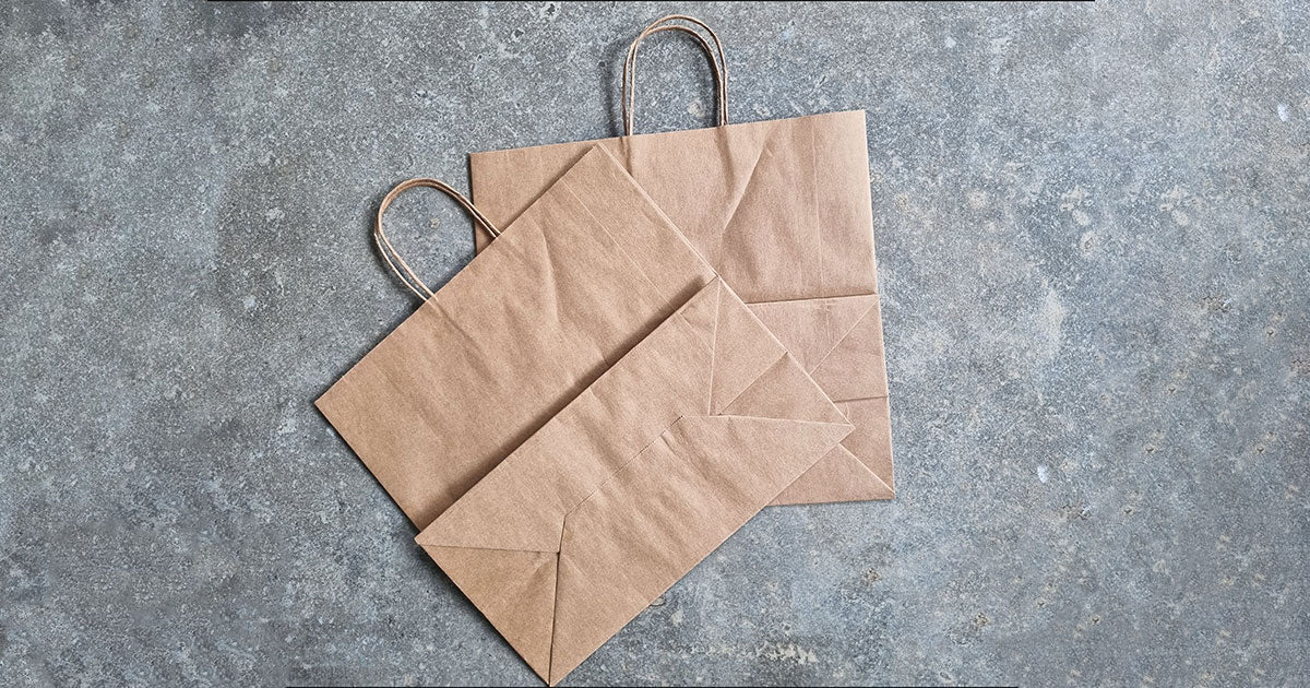 Torba papierowa  z prostokątnym dnem - wymyślona przez kobietę w XIX w.