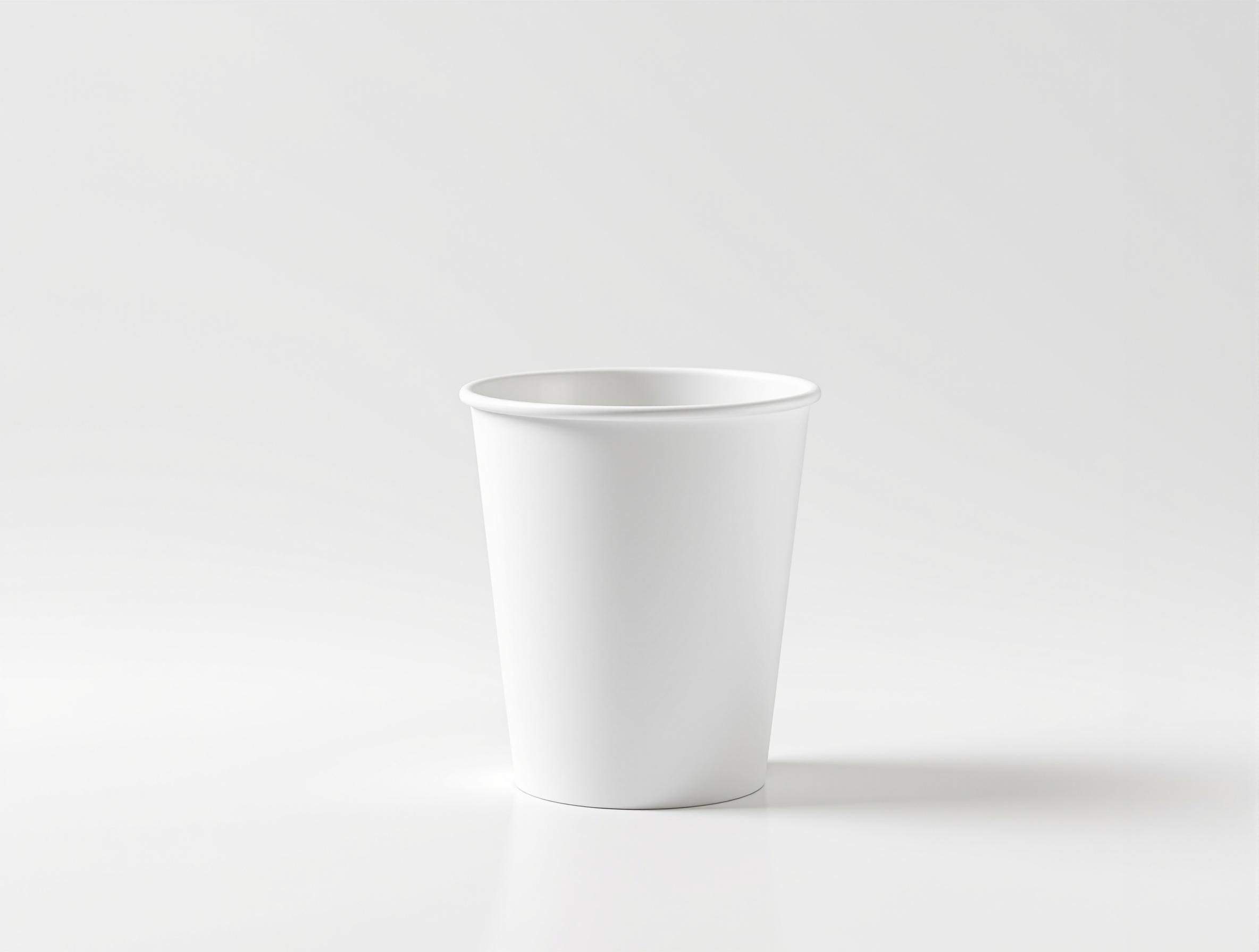 Kubek jednorazowy bio, biały, 80mm, 200ml